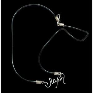 Wire Wrapped Cursive "Japan" Pendant Necklace